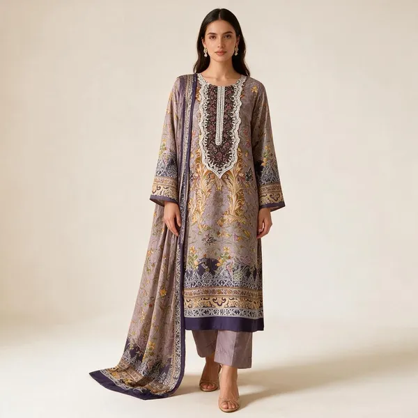 Navy_Blue_Premium_Cotton_Unstitched_Suit_With_Dupatta_For_Women