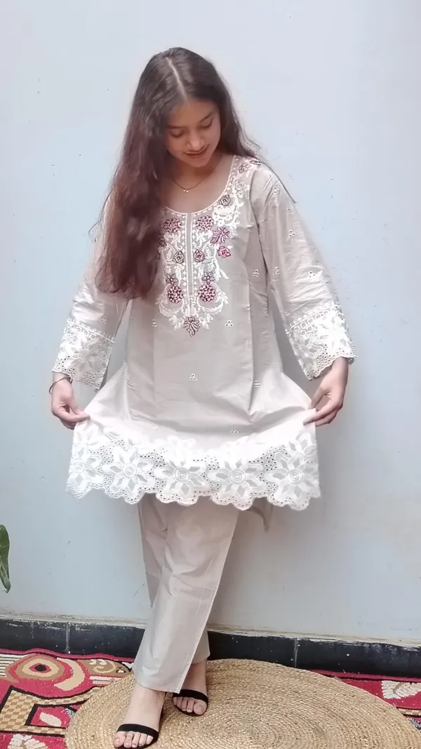 Grey_Premium_Cotton_Co-Ord_Set_For_Women