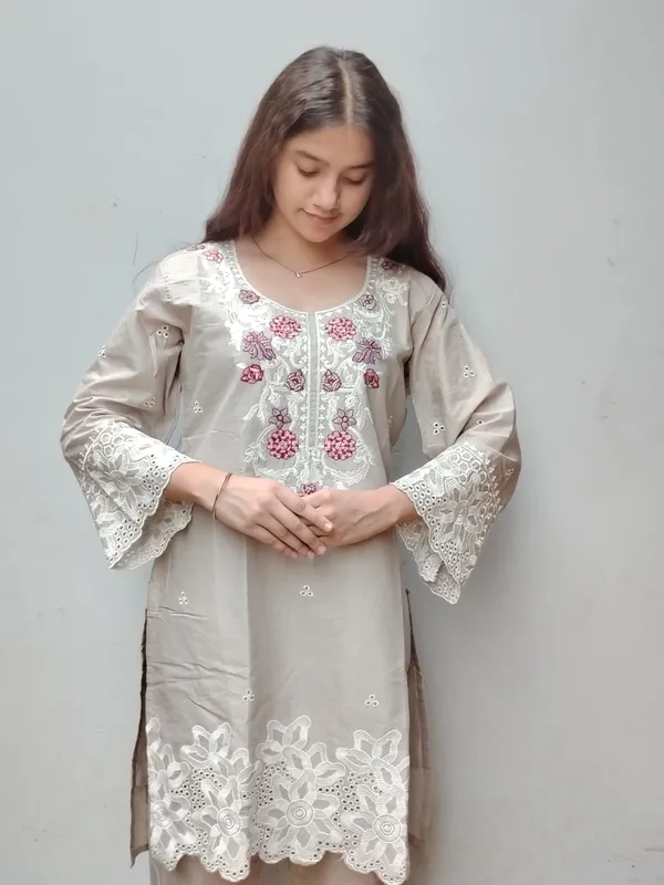 Grey_Premium_Cotton_Co-Ord_Set_For_Women