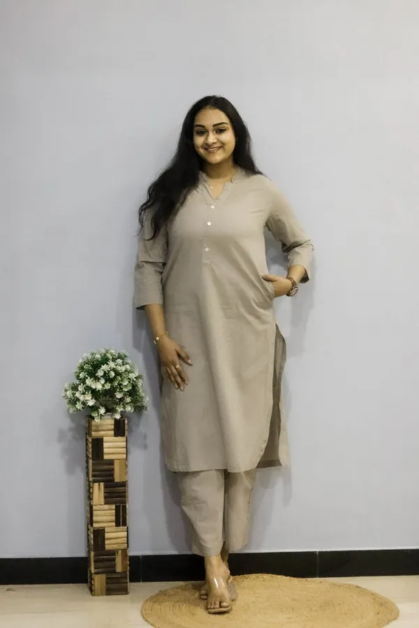 Grey_Premium_Cotton_Co-Ord_Set_For_Women
