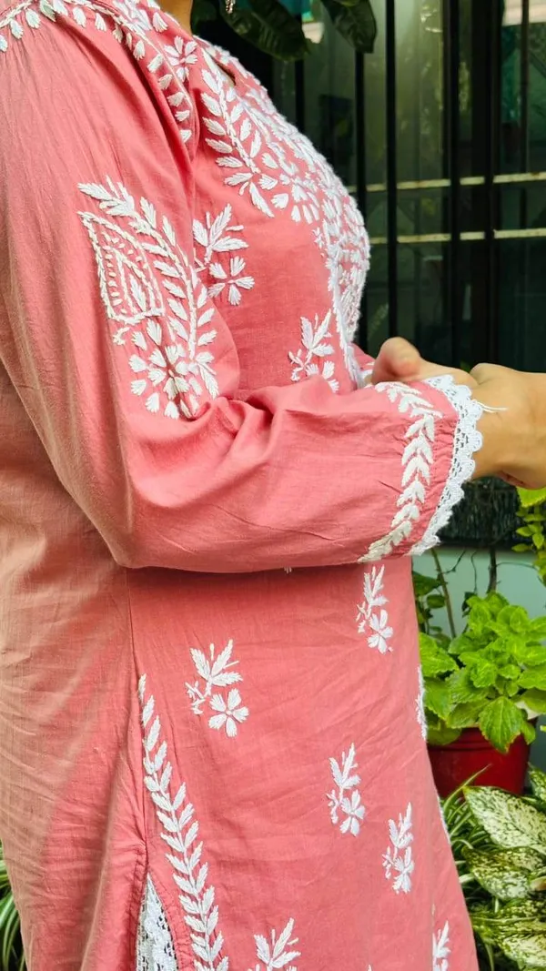 Gulabi_Noor_Peach_Chikankari_Co-ord_set