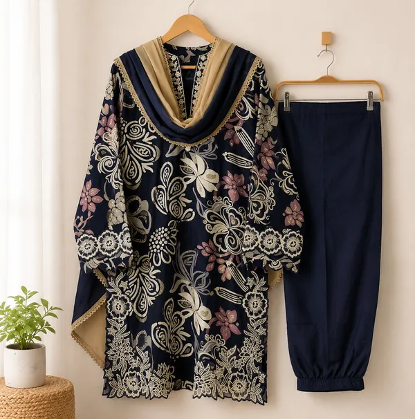 Ink_Blue-_Floral_Cutwork_Suit_Set