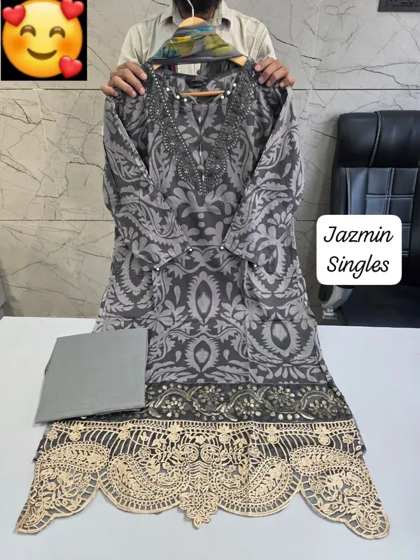 JAZMIN_Heavy_Patch_Work_Suit_–Grey_Designer_Lace