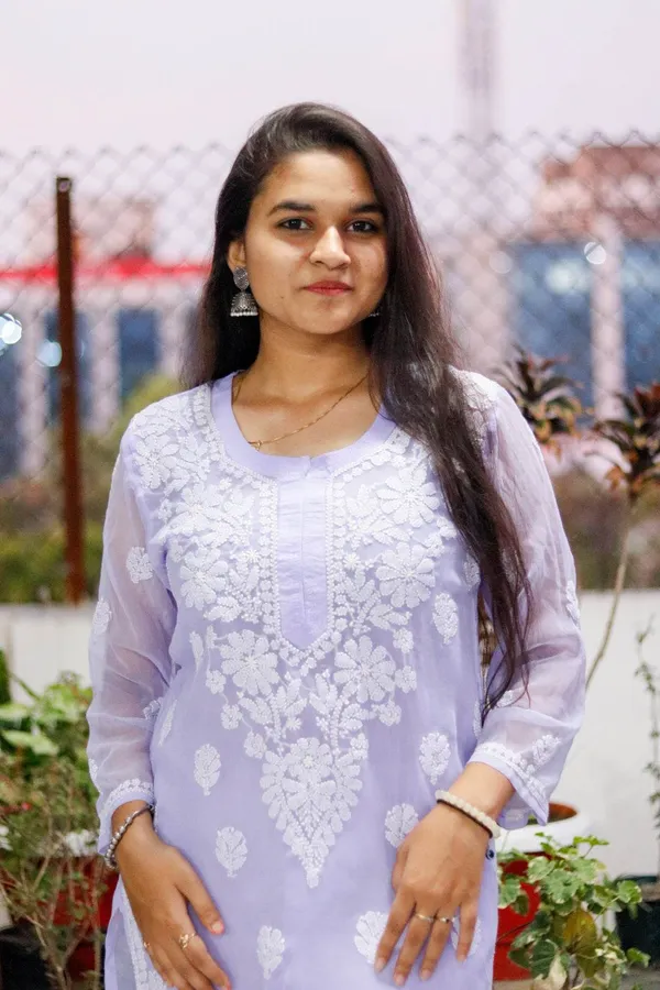 Lavender_Premium_Georgette_Kurti_For_Women