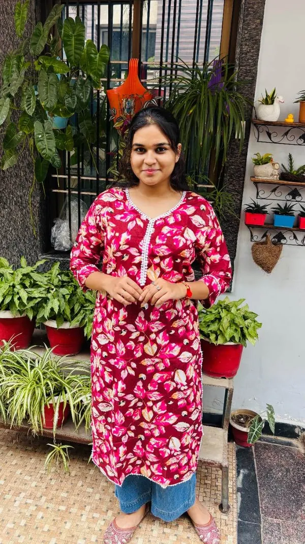 Maroon_Premium_Cotton_Kurti_For_Women