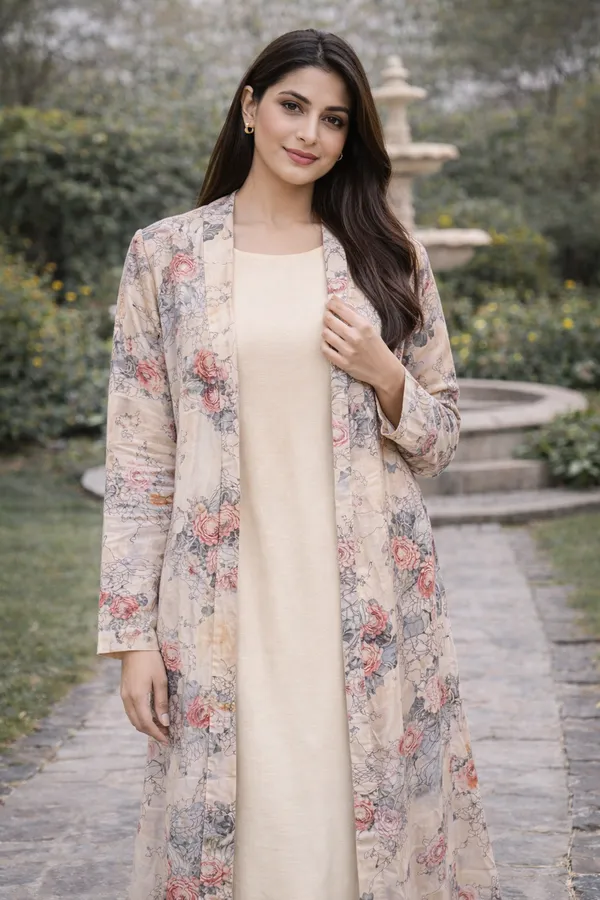 Maxi_Gown_with_Rose_Floral_Long_Shrug