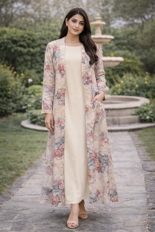 Rose_Premium_Georgette_Tunic_With_Shrug_For_Women