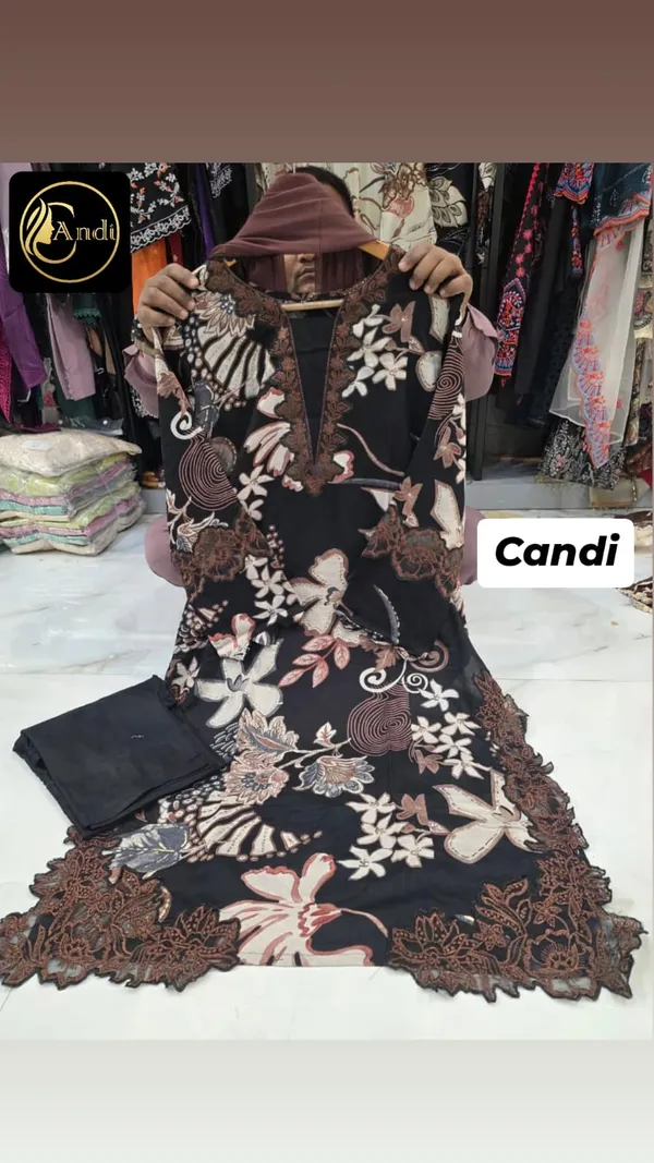 Coffee_Black-_Floral_Cutwork_Suit_Set