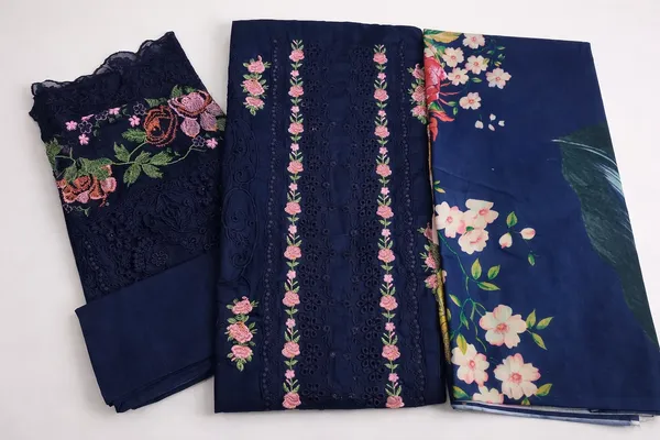 Navy_Blue_Embroidered_Unstitched_Suit_with_Floral_Dupatta