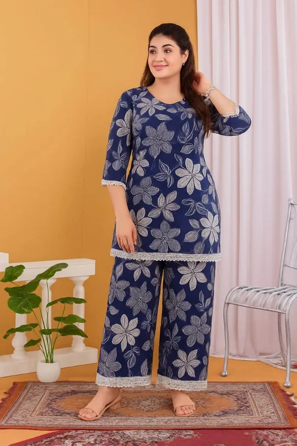 Navy_Blue_Floral_Cotton_Co-ord_Set