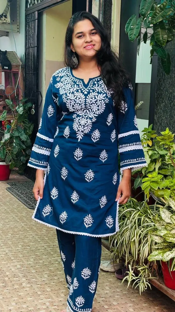 Neel_Tara_Midnight_Blue_Chikankari_Co-ord_set