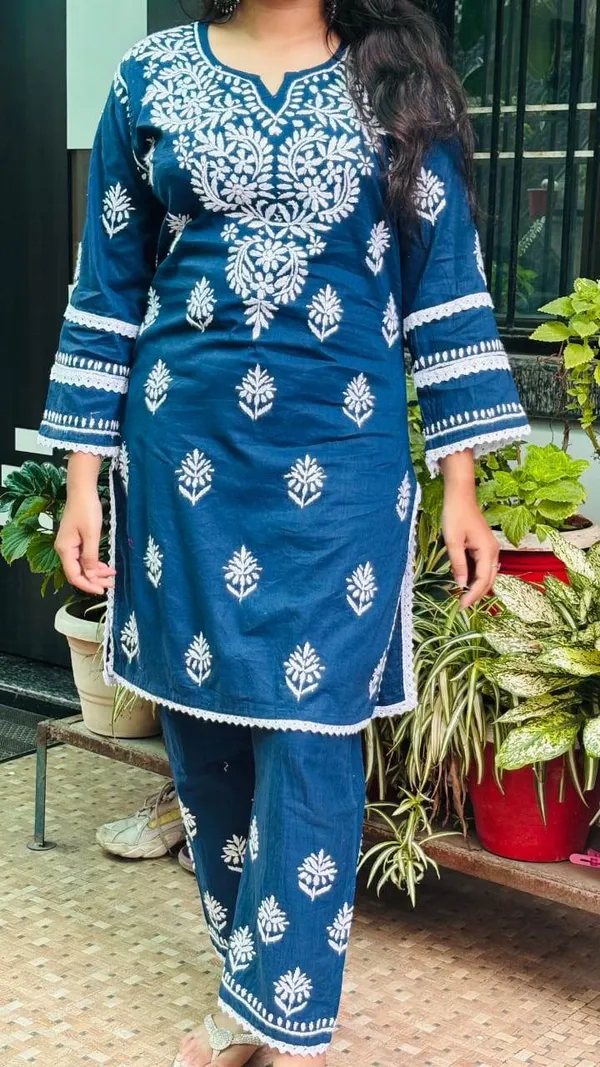 Blue_Premium_Cotton_Co-Ord_Set_For_Women