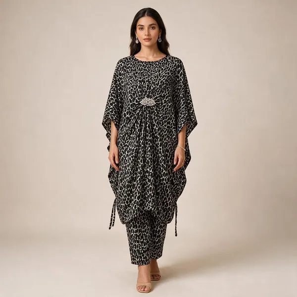 Black_Premium_Cotton_Kurti_With_Pant_And_Dupatta_Set_For_Women