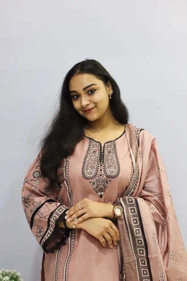 Onion_Pink_Premium_Cotton_Kurti_With_Pant_And_Dupatta_Set_For_Women