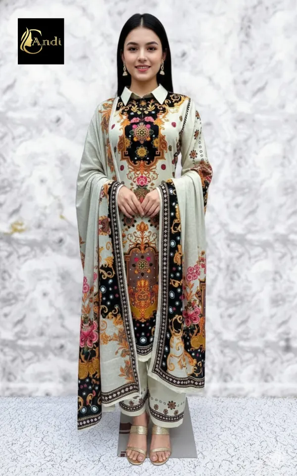 Black_Premium_Silk_Kurti_With_Pant_And_Dupatta_Set_For_Women
