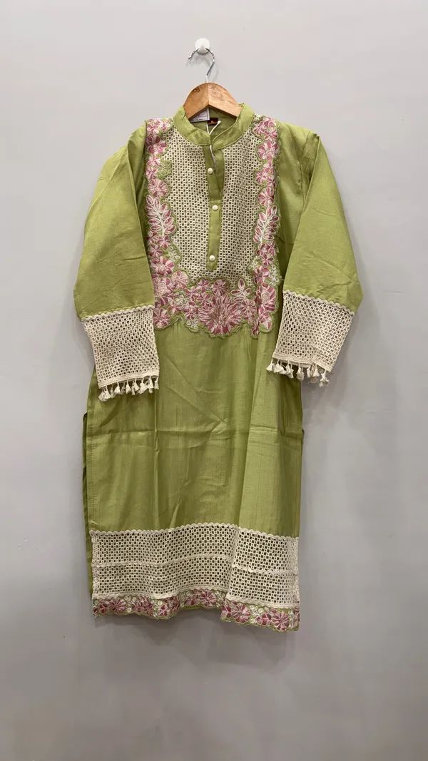 Multicolor_Premium_Rayon_Kurti_With_Pant_And_Dupatta_Set_For_Women