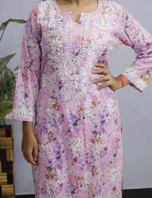 Pink_Premium_Cotton_Kurti_Pant_For_Women