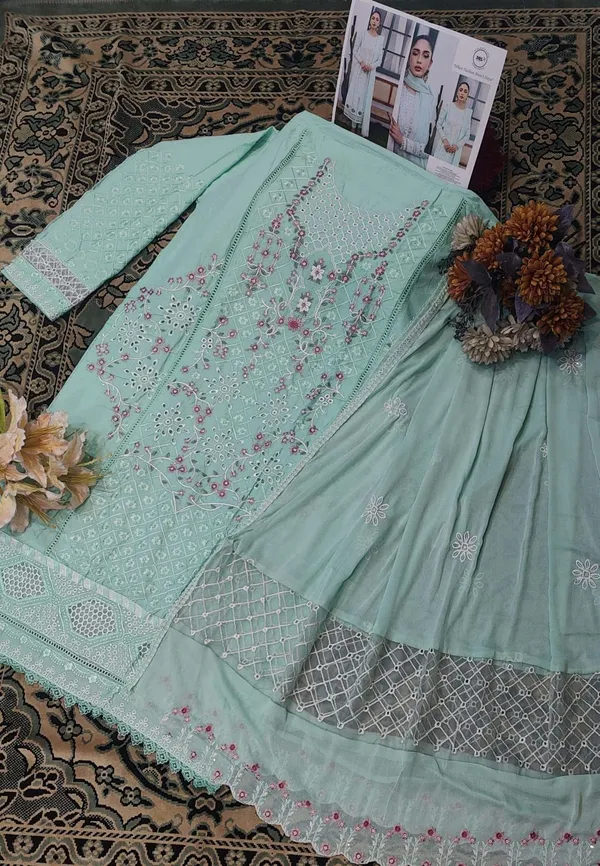 Pastel_Sea_Green_Chikankari_Work_Unstitched_Suit_Set_🌸_✨