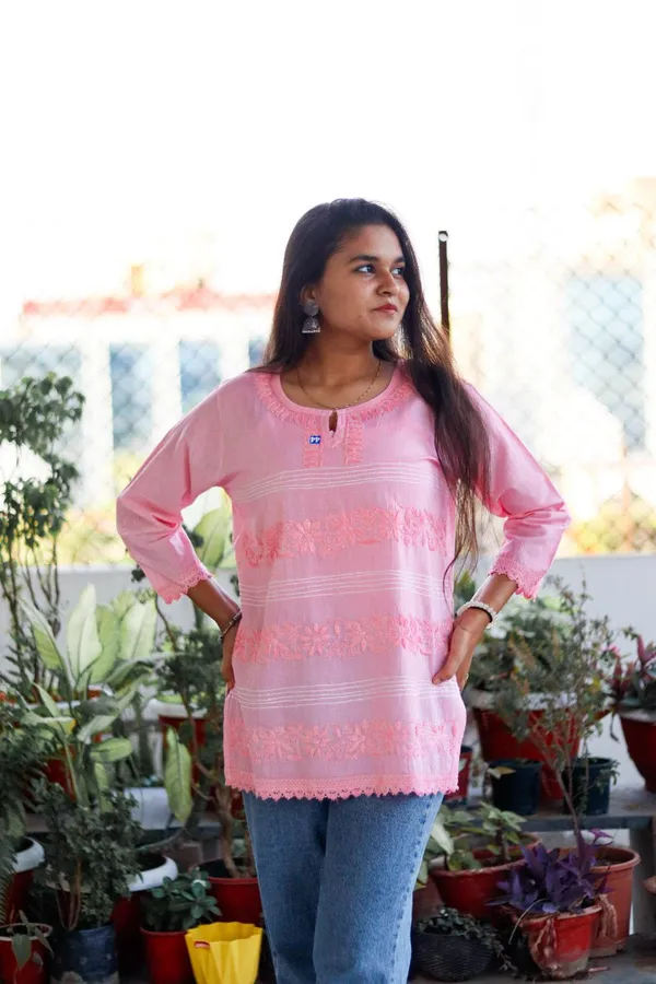 Peach_Premium_Cotton_Top_For_Women