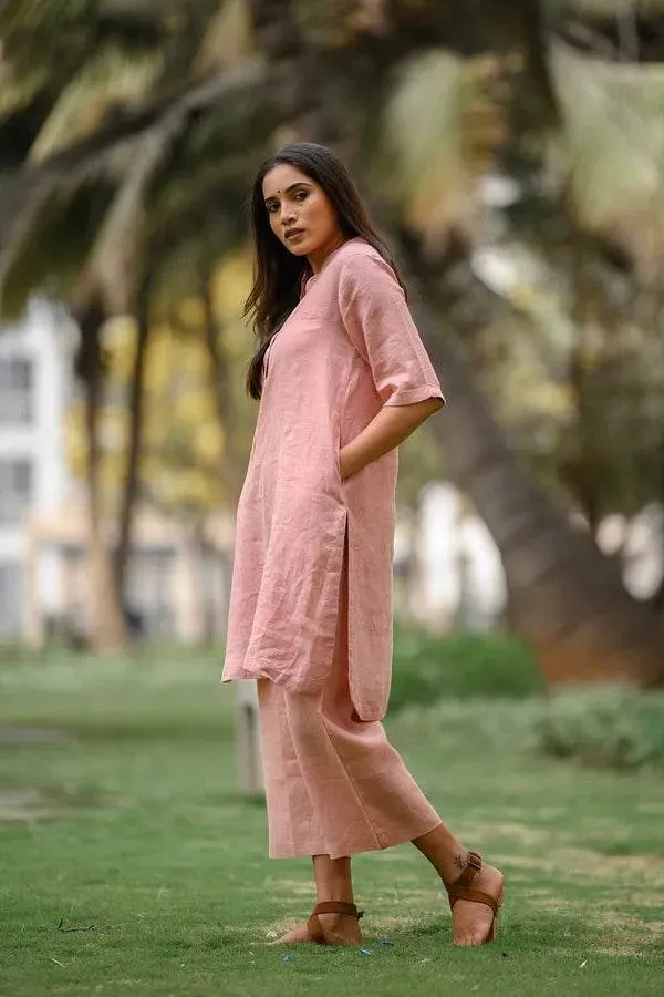 Peach_Premium_Cotton_Co-Ord_Set_For_Women