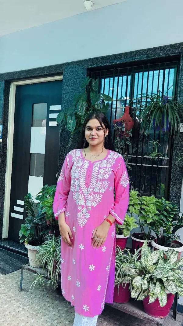 Pink_Premium_Rayon_Kurti_For_Women