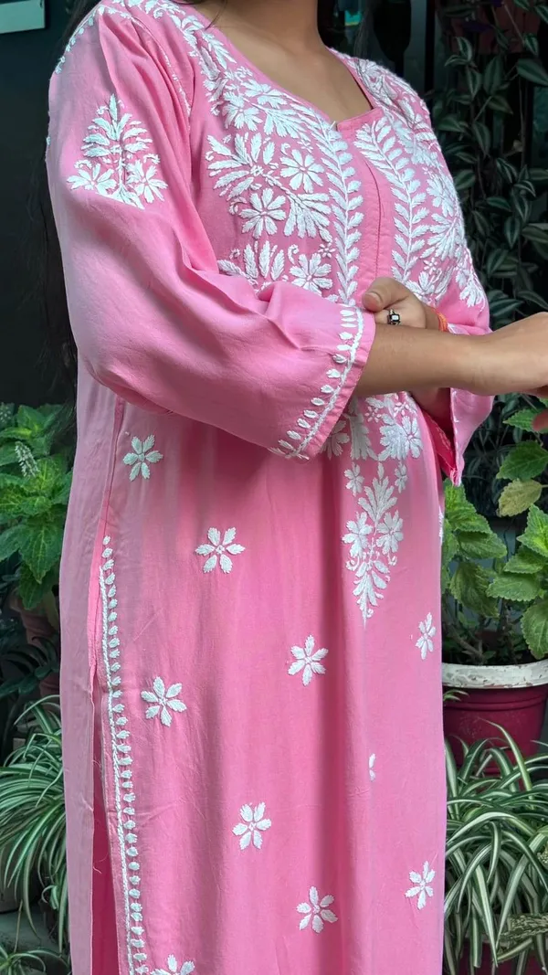 Pink_Premium_Rayon_Kurti_For_Women