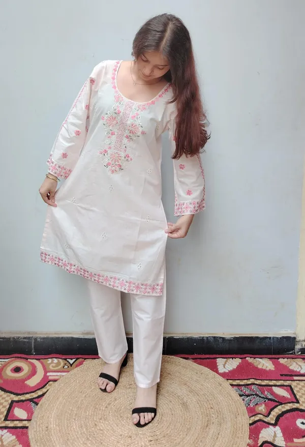 Pink_Premium_Cotton_Co-Ord_Set_For_Women