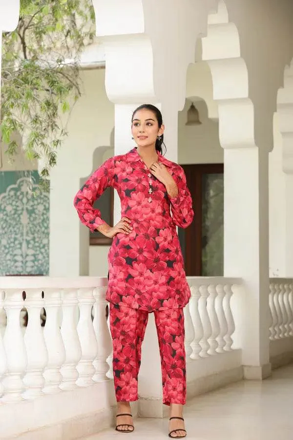 Pink_Premium_Cotton_Co-Ord_Set_For_Women