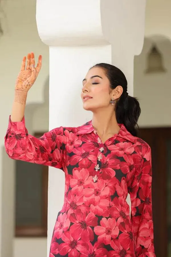 Pink_Premium_Cotton_Co-Ord_Set_For_Women