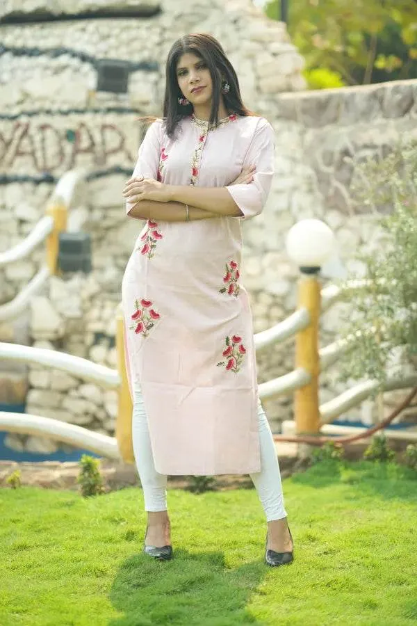 Pink_Premium_Cotton_Kurti_For_Women