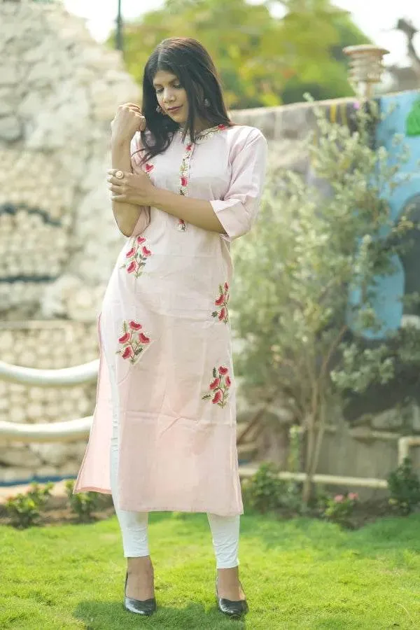 Pink_Premium_Cotton_Kurti_For_Women