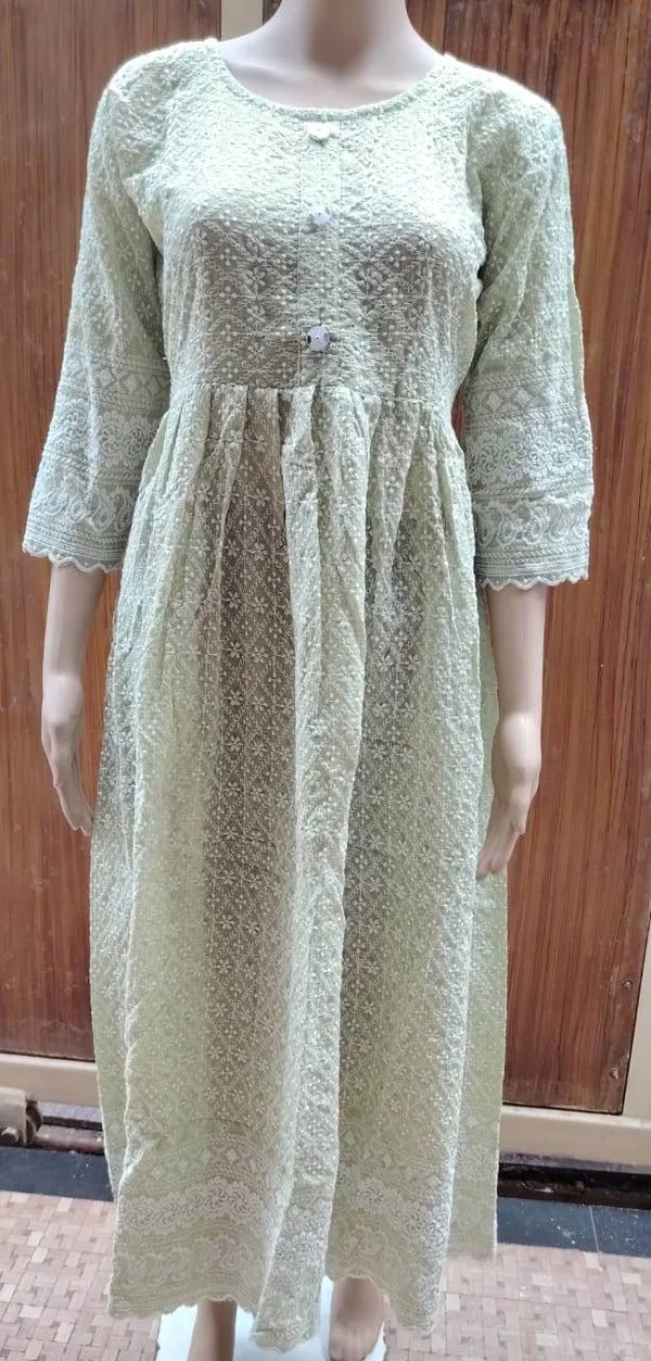 Pista_Green_Premium_Cotton_Chikankari_Kurti_For_Women