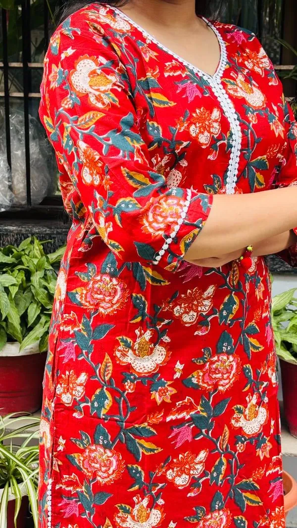 Red_And_Multicolor_Premium_Cotton_Kurti_For_Women