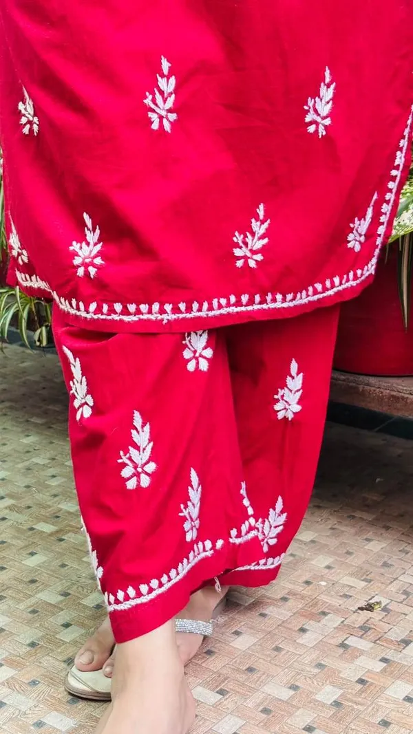 Multicolor_Premium_Cotton_Kurti_Pant_For_Women