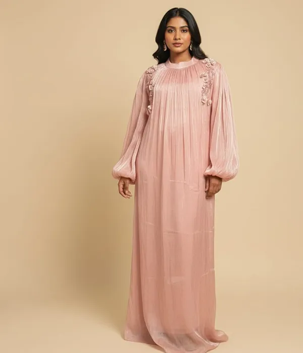 Blush_Pink_Premium_Georgette_Tunic_For_Women