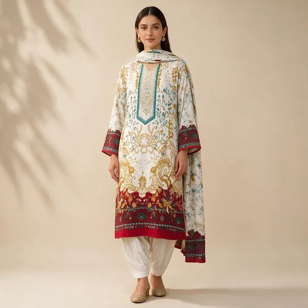 Red_Premium_Polyester_Unstitched_Suit_With_Dupatta_For_Women
