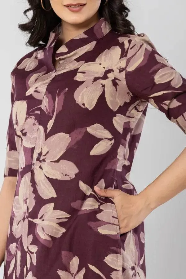Multicolor_Premium_Cotton_Kurti_Pant_For_Women
