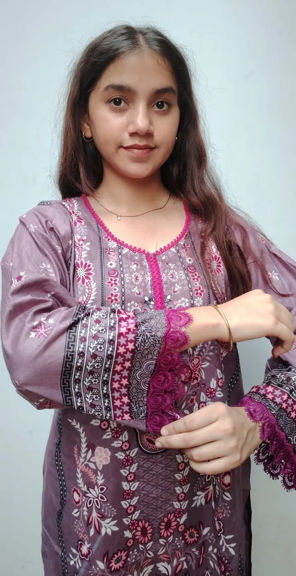 Wine_And_Purple_Premium_Polyester_Kurti_With_Pant_And_Dupatta_Set_For_Women