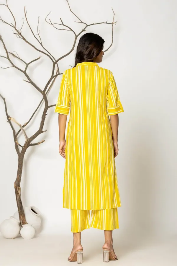 Yellow_Premium_Cotton_Co-Ord_Set_For_Women
