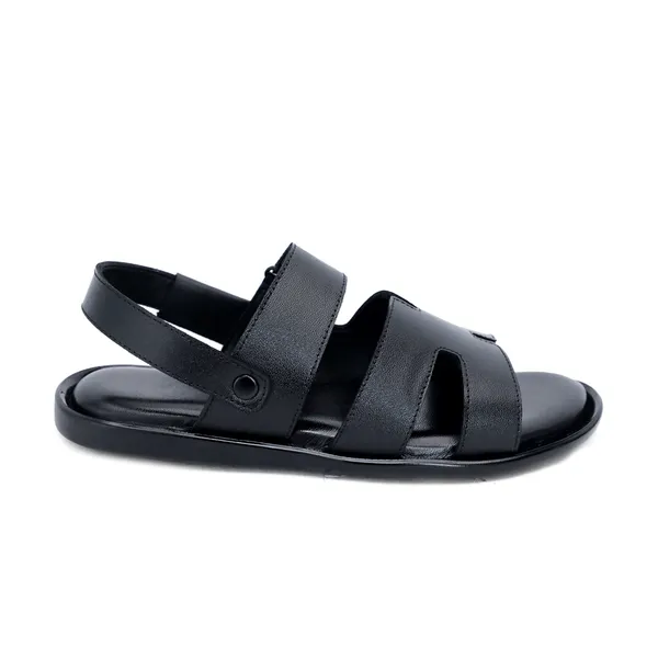 Black_Softie_Leather_Hook_Loop_Adjustable_Orthopedic_Sandals_For_Men