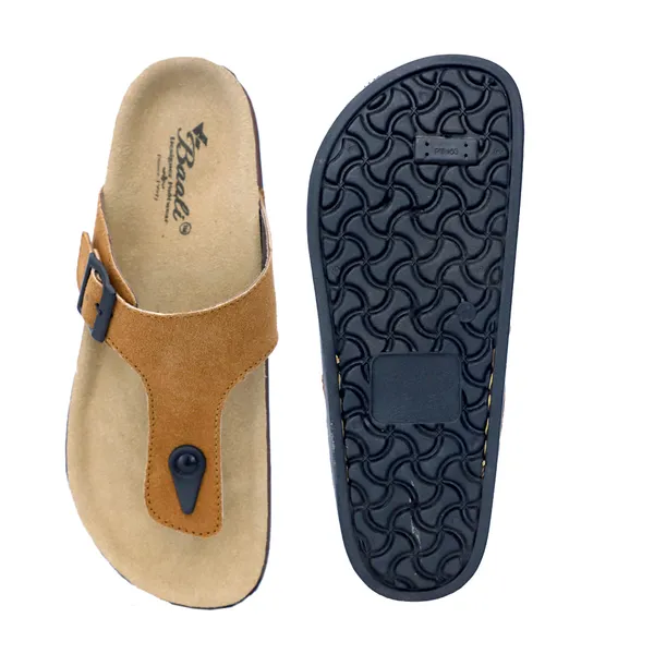 Brown_Suede_Leather_Cork_Footbed_Toe_Post_Sandals_For_Men