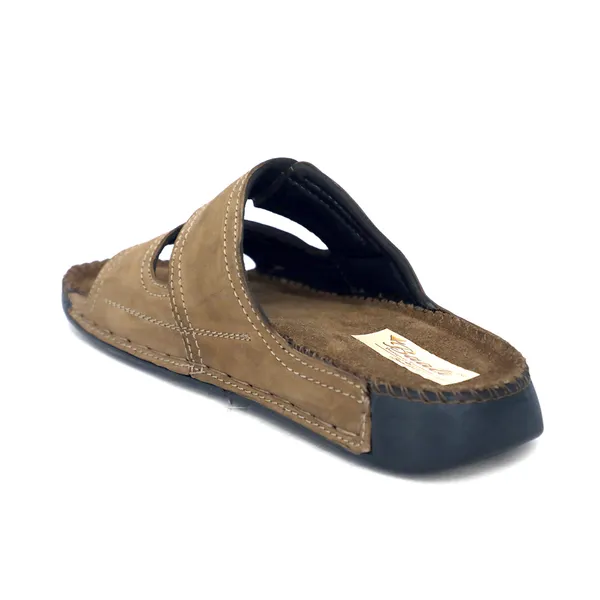 Brown_Suede_Leather_Dual_Strap_Slip_On_Sandals_For_Men