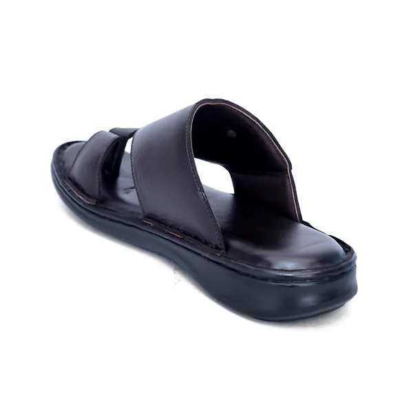 Black_Softie_Leather_Slip_On_Orthopedic_Sandals_For_Men
