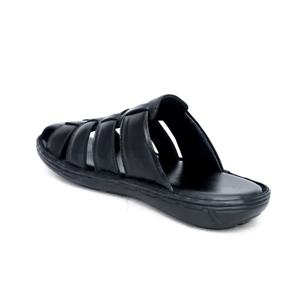 Black_Softie_Leather_Fisherman_Sandals_For_Men