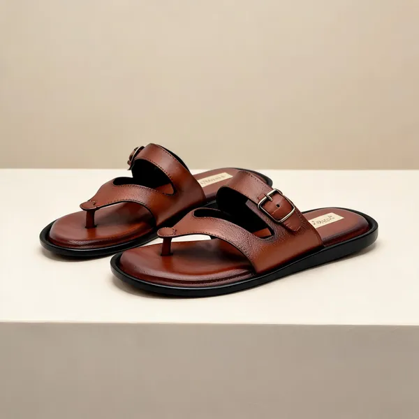 Brown_Softie_Leather_Strappy_Open_Toe_Sandals_For_Men