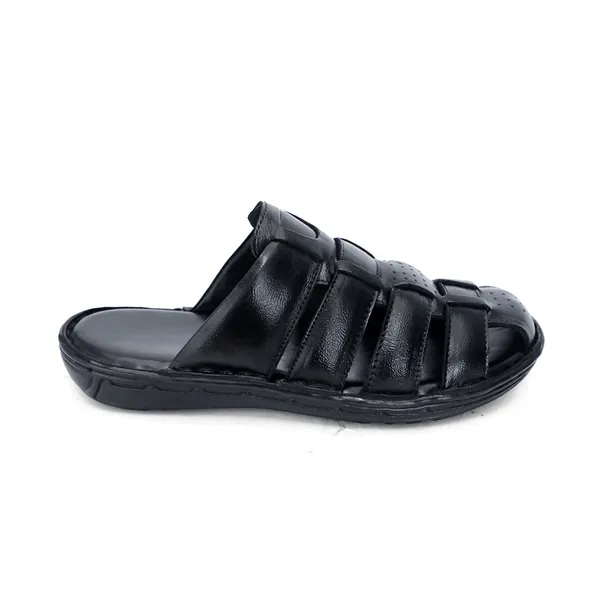 Black_Softie_Leather_Fisherman_Sandals_For_Men