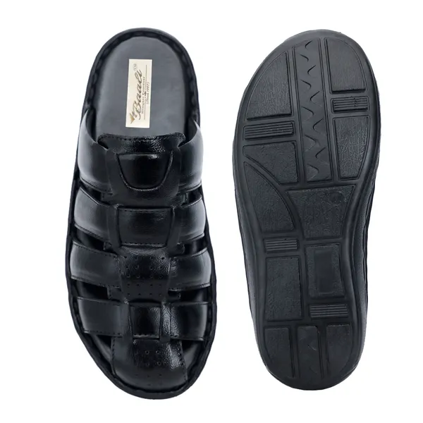 Black_Softie_Leather_Fisherman_Sandals_For_Men