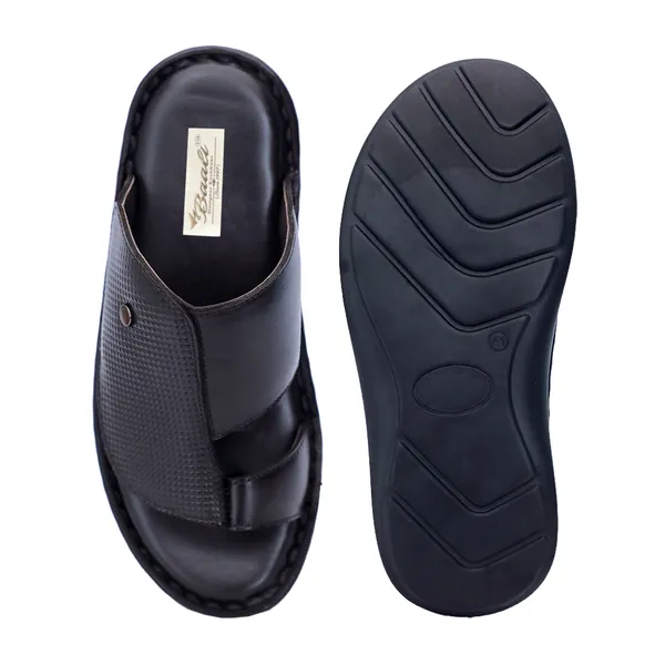 Black_Softie_Leather_Slip_On_Orthopedic_Sandals_For_Men