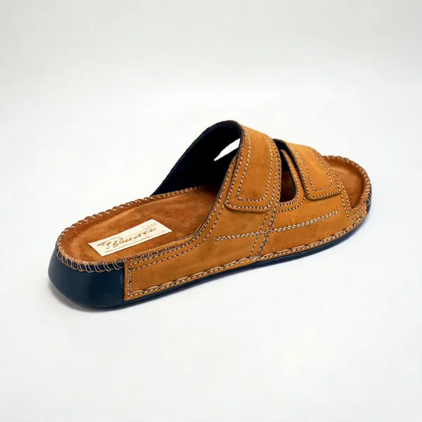 Brown_Suede_Leather_Open_Toe_Two_Strap_Sandals_For_Men