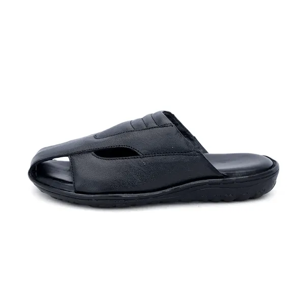 Black_Softie_Leather_Slip_On_Orthopedic_Sandals_For_Men